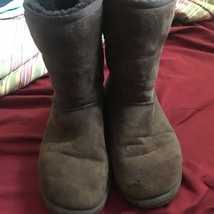 Chocolate brown ugg boots